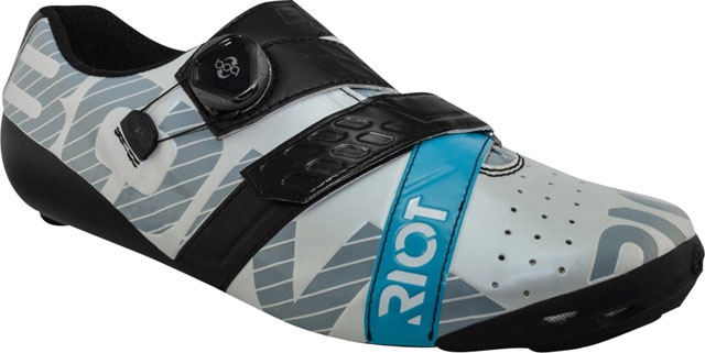 BONT Riot Road+ BOA Cycling Shoes - Pearl White/Black, Size 39