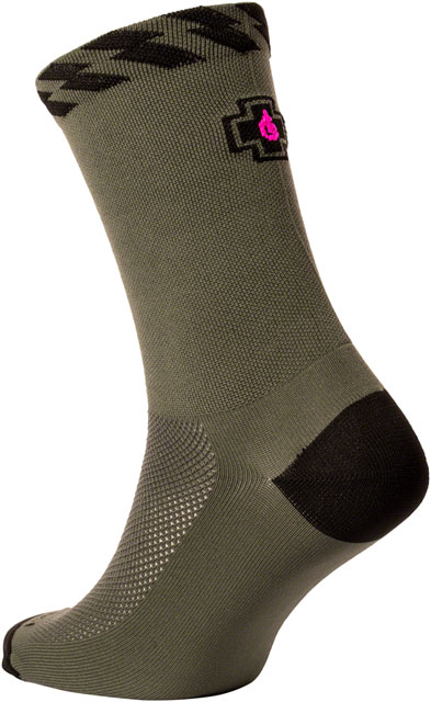 Muc-Off Tech Rider Socks - Green, US 10-12