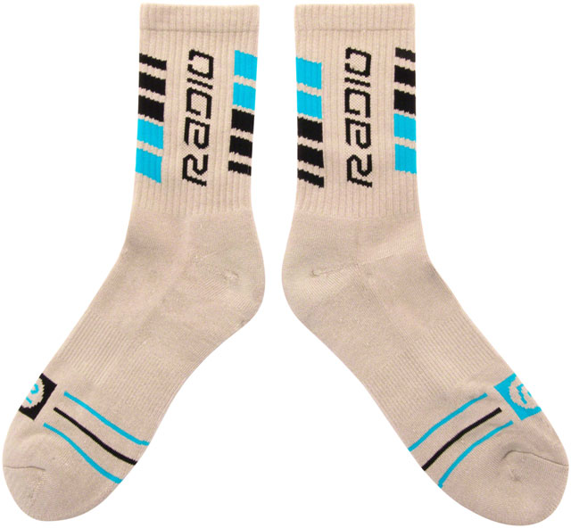 Radio Raceline Team Socks - Gray/Black/Teal