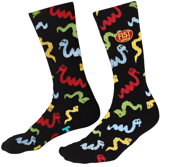 Fist Handwear Snakey Crew Sock - Multi-Color, Medium
