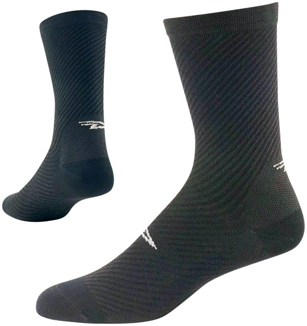 DeFeet Evo Carbon Socks - 6", Black, Medium