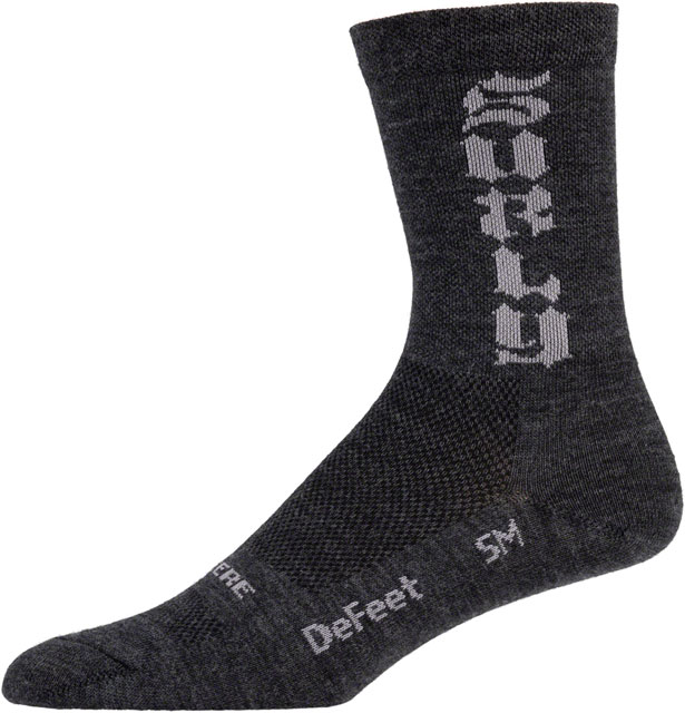 Surly Born to Lose Sock - Charcoal, Medium