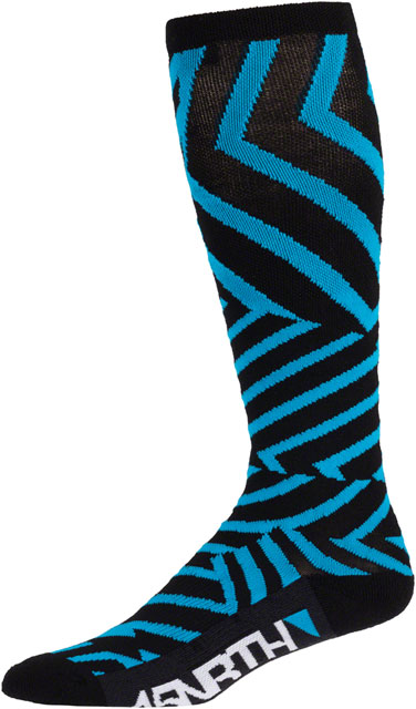 45NRTH Dazzle Midweight Knee Wool Sock - Blue, Large