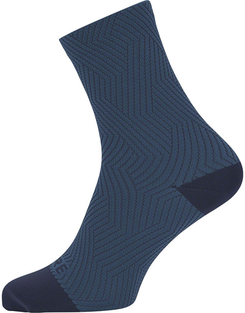 Gorewear C3 Mid Socks - 6.7", Orbit Blue/Deep Water Blue, Men's, 6-7.5