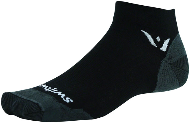 Swiftwick Pursuit One Ultralight Socks - 1 inch, Black, Small