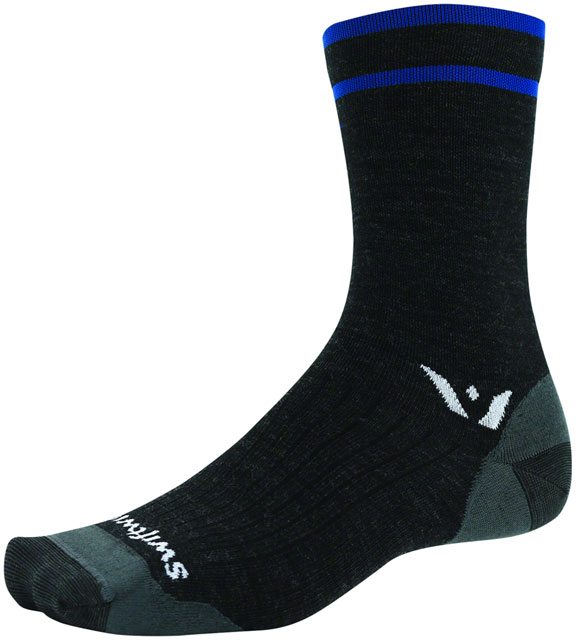 Swiftwick Pursuit Seven Ultralight Socks - 7", Coal Blue, Small