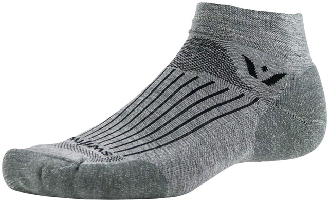 Swiftwick Pursuit Ankle Socks - Heather, X-Large