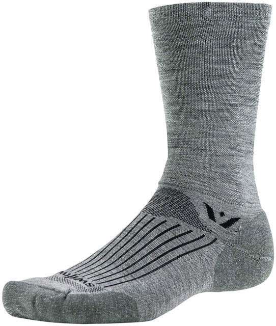 Swiftwick Pursuit Seven Wool Socks - 7", Heather, Small
