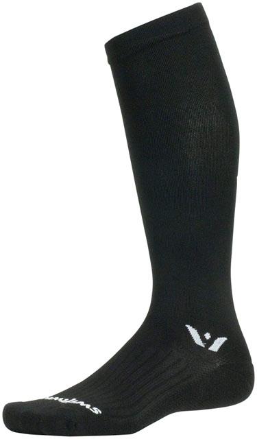 Swiftwick Aspire Knee High Socks - 12", Black, Medium