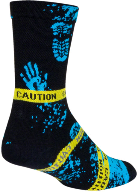 SockGuy Luminol Crew Sock - 6", Small/Medium