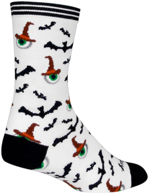 SockGuy Eye Soar Crew Sock - 6", Small/Medium