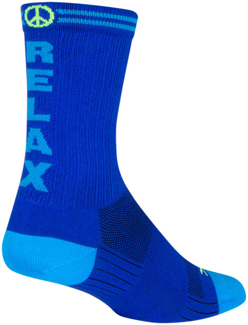 SockGuy Relax Dude SGX Socks - 6", Small/Medium