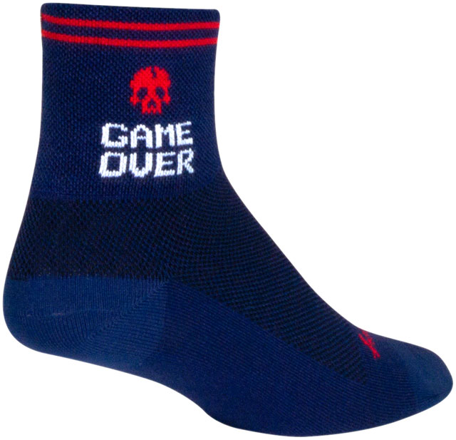 SockGuy Gameover Standard Classic Socks - 3", Small/Medium