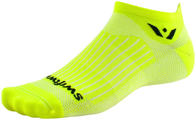 Swiftwick Aspire No Show Socks - Hi-Viz Yellow, Medium
