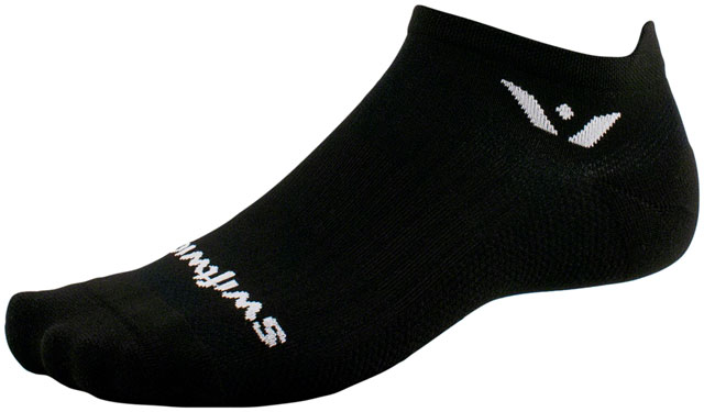 Swiftwick Aspire No Show Socks - Black, X-Large