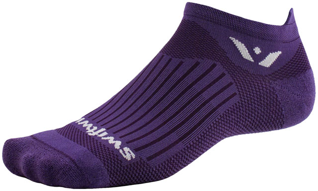 Swiftwick Aspire Zero Tab Socks - Raisin, Large