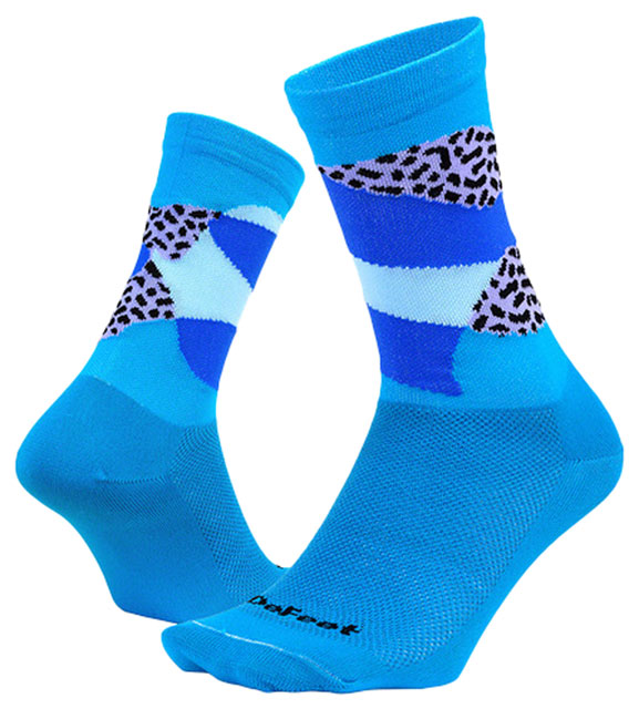 DeFeet Aireator Socks - 6", Jungle Blue, Large
