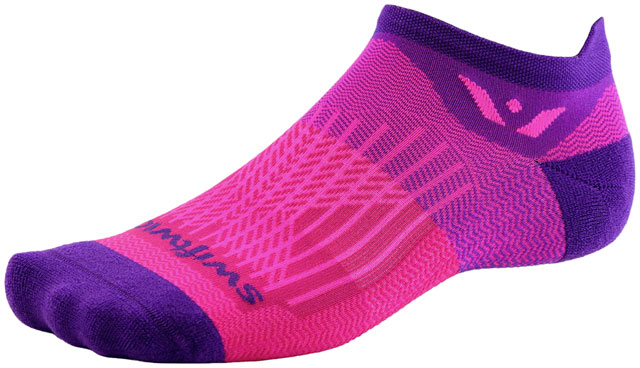 Swiftwick Aspire No Show Socks - Purple, Medium
