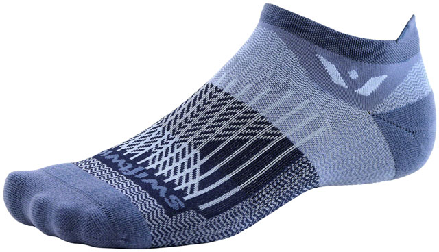 Swiftwick Aspire No Show Socks - Denim Navy, X-Large