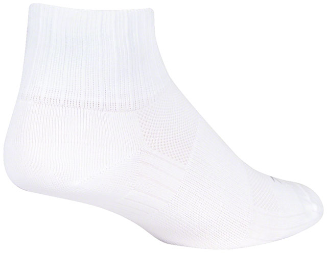 SockGuy SGX White Socks - 2.5", Large/X-Large
