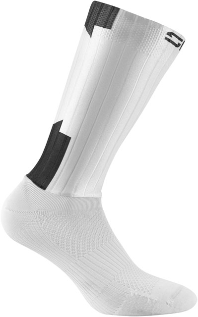 SIDI Teres Socks - White/Black, 20cm, Fits Sizes 47-50