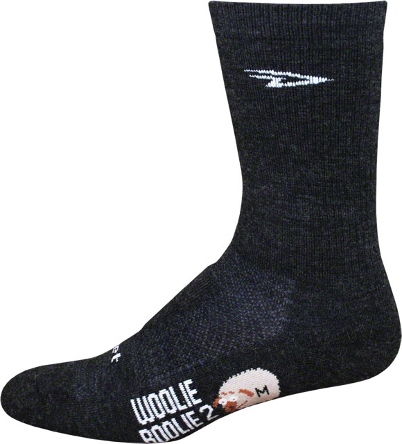 DeFeet Woolie Boolie Socks - 6 inch, Charcoal, X-Large