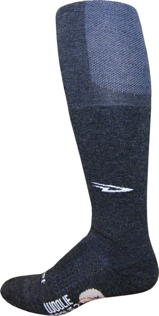 DeFeet Woolie Boolie Knee Hi Socks - 8", Charcoal, Small