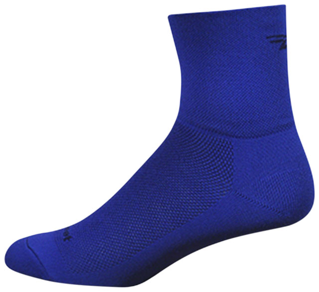 DeFeet Aireator D-Logo Socks - 3 inch, Light Navy, Small