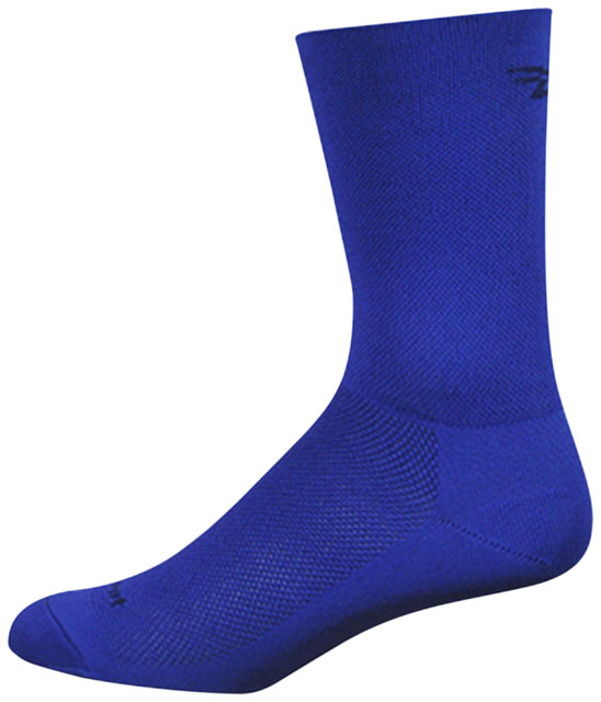 DeFeet Aireator D-Logo Double Cuff Socks - 6 inch, Light Navy, Large