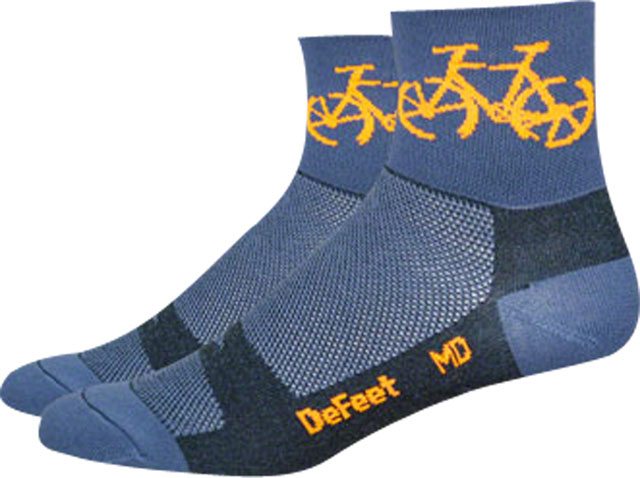 DeFeet Aireator Townee Socks - 3 inch, Graphite, Small