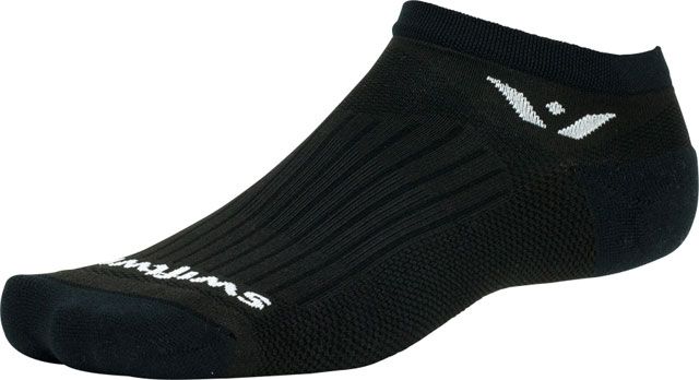 Swiftwick Performance No Show Socks - No Show, Black, Large