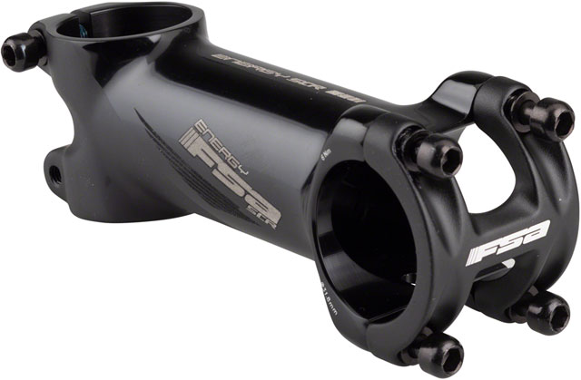 Full Speed Ahead Energy SCR Stem - 90mm, 31.8 Clamp, -6, 1 1/8", Alloy, Black/Gray