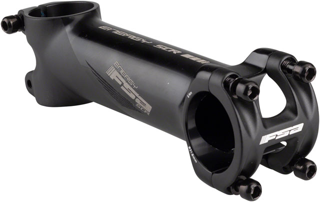 Full Speed Ahead Energy SCR Stem - 120mm, 31.8 Clamp, -6, 1 1/8", Alloy, Black/Gray