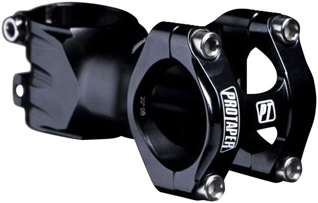 ProTaper ATAC Stem - 60mm, 31.8mm Clamp, +/-5, 1 1/8", Aluminum, Black/White