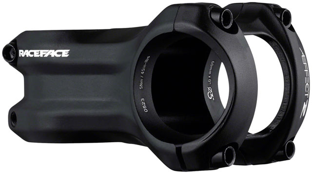 RaceFace Aeffect R Stem - 60mm, 35 mm Clamp, +/-0, 1 1/8", Aluminum, Black