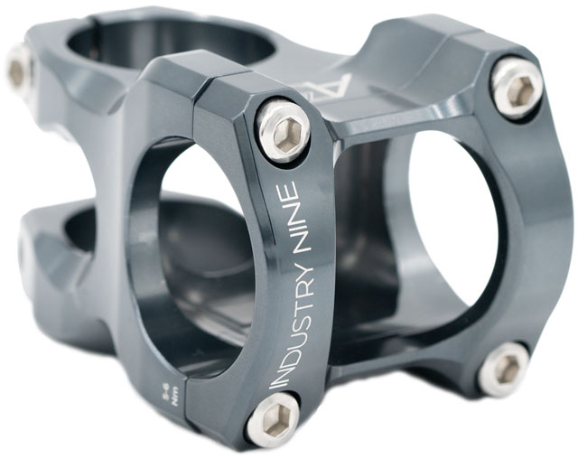 Industry Nine A35 Stem - 50mm, 35mm Clamp, +/-6, 1 1/8", Aluminum, Lunar Gray 20th Anniversary