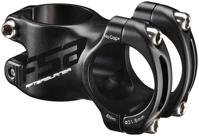 FSA Afterburner Lightweight Stem, 31.8mm x 40mm, 0°