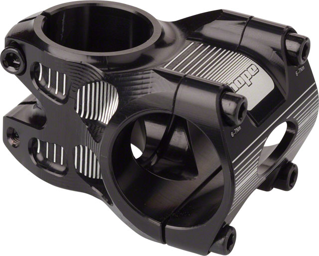 Hope AM/Freeride Stem - 35mm, 31.8 Clamp, +/-0, 1 1/8", Aluminum, Black