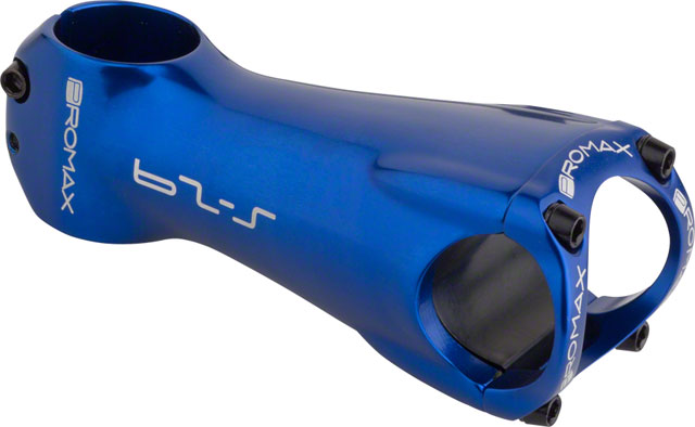 Promax S-29 Stem - 100mm, 31.8 Clamp, +/-0, 1 1/8", Aluminum, Blue