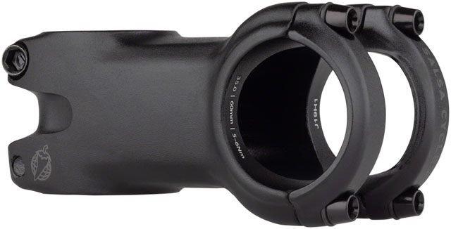 Salsa Guide Trail Stem- 60mm, 35.0 Clamp, 0 Degree, 1 1/8", Aluminum, Black