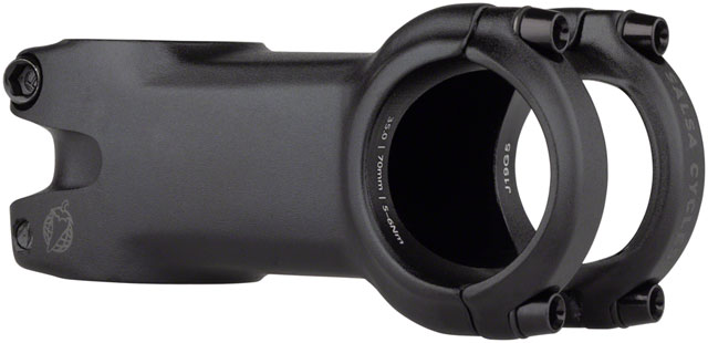 Salsa Guide Trail Stem- 70mm, 35.0 Clamp, 0 Degree, 1 1/8", Aluminum, Black