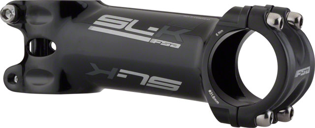 FSA (Full Speed Ahead) SL-K Stem - 90mm, 31.8 Clamp, +/-6, 1 1/8", Alloy, Black