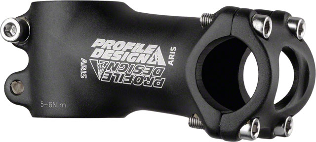 Profile Design Aris Stem - 90mm, 26 Clamp, +/-7, 1 1/8", Aluminum, Black