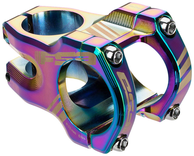 Full Speed Ahead Team Stem - 35mm, 35mm Clamp, 0 deg, 1 1/8", Oil Slick