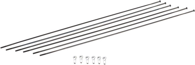 DT Swiss ARC1400 DiCut 62 DB Spoke Kit: Front & Rear, Black