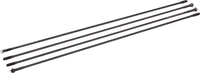 Industry Nine Trail and Ultralite 235 29" 24 Hole Spoke Kit: 295 and 299mm Black