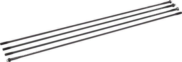 Industry Nine EN305 BC360 and BC450 29" Spoke Kit: 297 and 299mm, 4pcs, Black