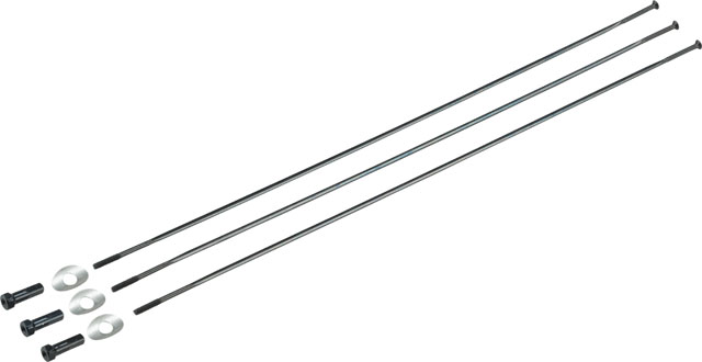 Zipp Straight Pull Spokes and Nipples, CX-Sprint 284mm Black, 3-pack