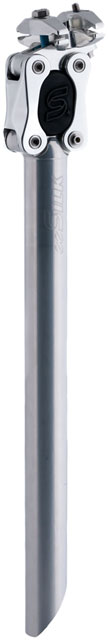 Cane Creek eeSilk+ Suspension Seatpost - Alloy, 27.2 x 387mm, 35mm Travel, Silver