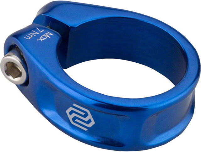 Promax FC-1 Seatpost Clamp - 31.8mm, Bolt-On, Blue